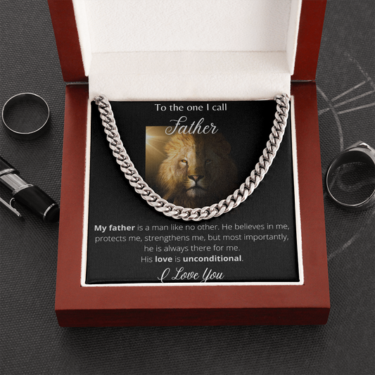 To The One I Call Father - Cuban Link Chain