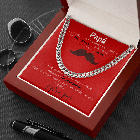 Papá Mustache - Cuban Link Chain