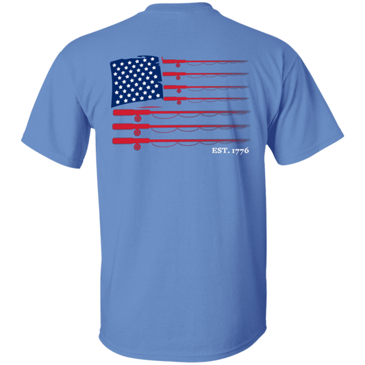 American Flag Fishing T-Shirt