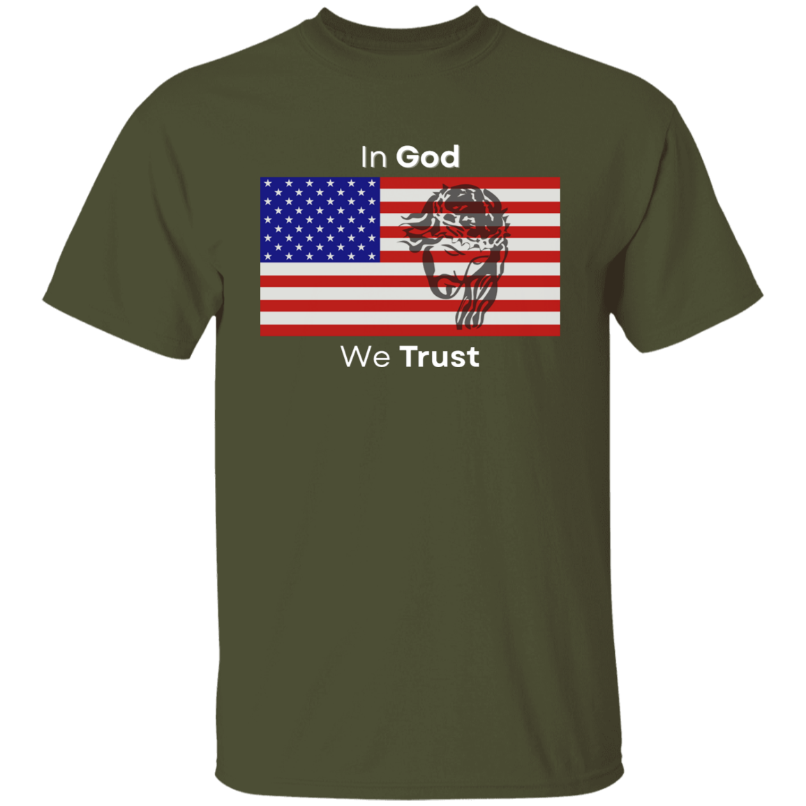 American Flag In God We Trust T-Shirt