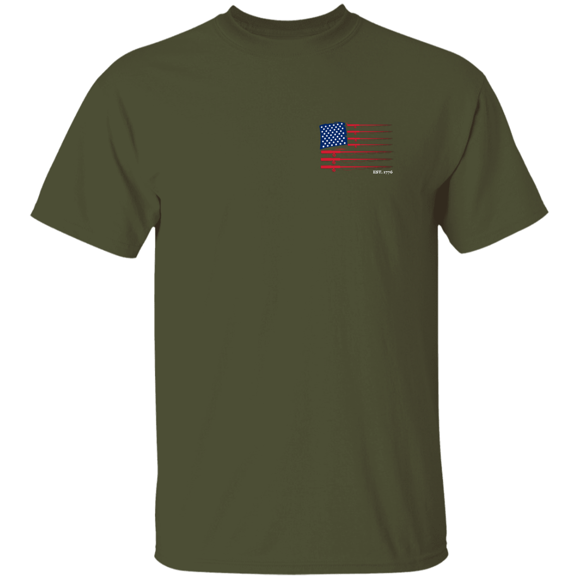 American Flag Fishing T-Shirt