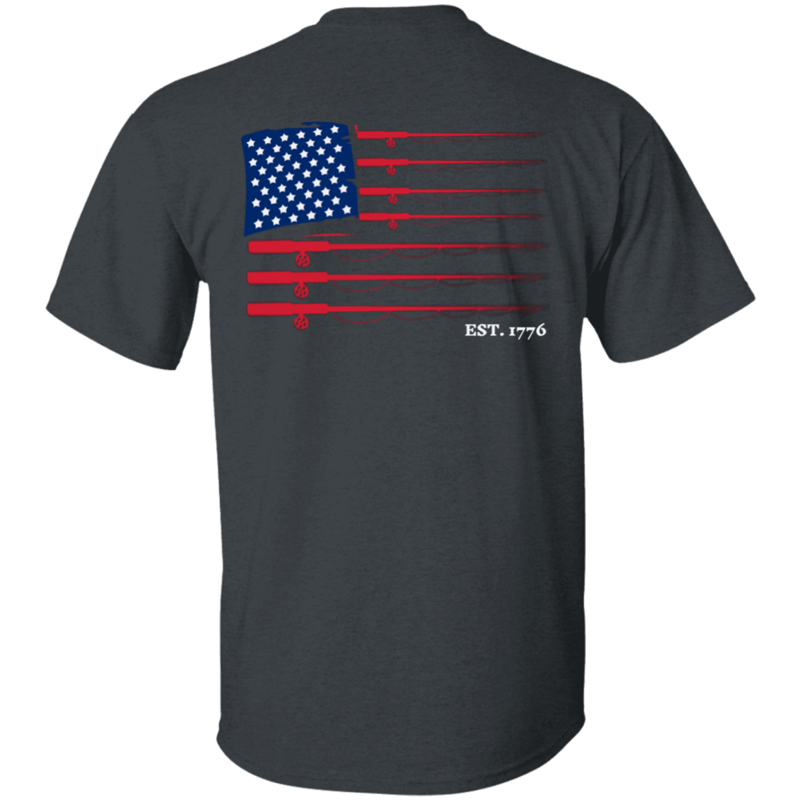 American Flag Fishing T-Shirt