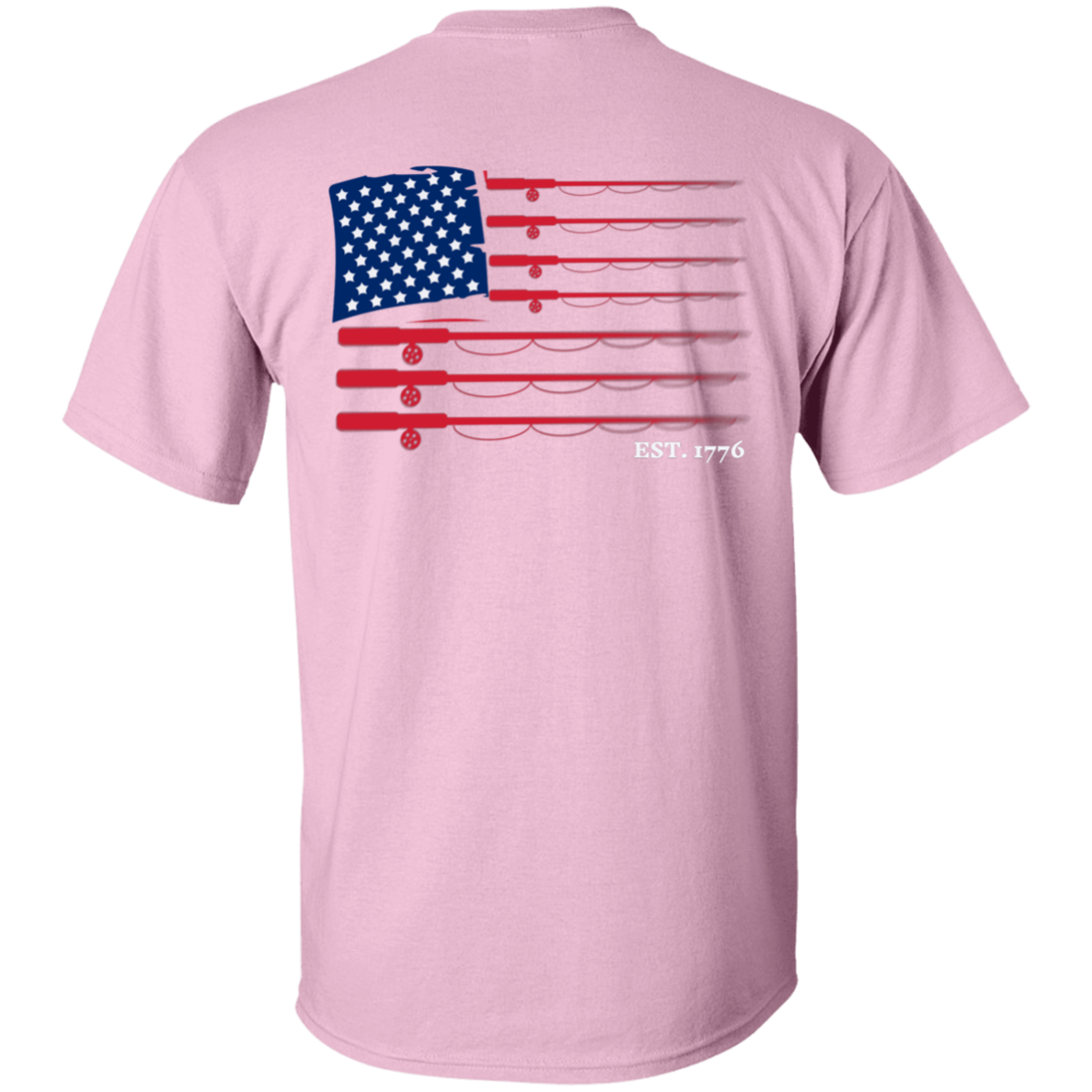 American Flag Fishing T-Shirt