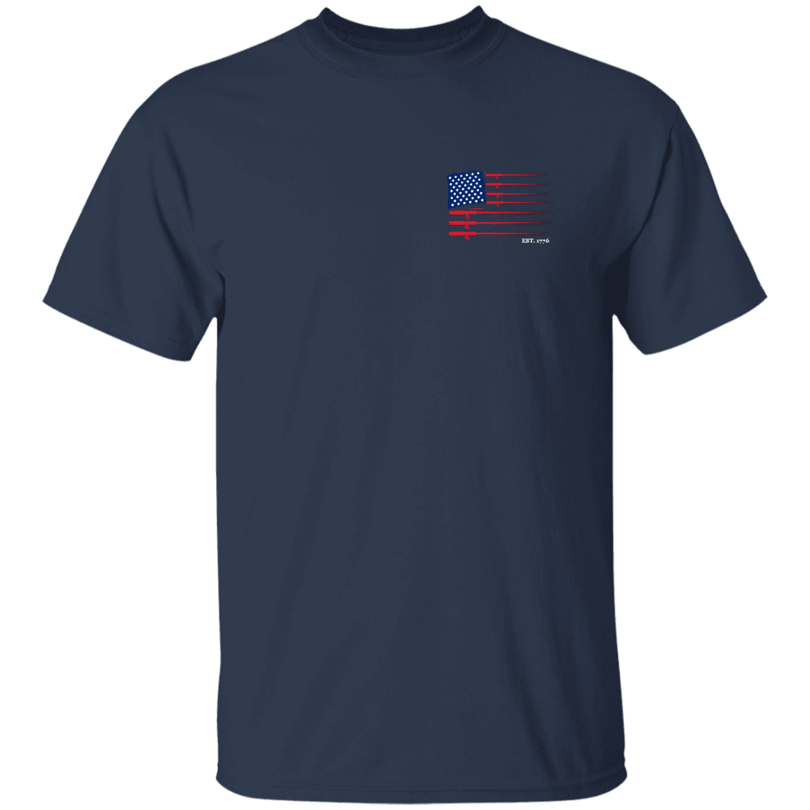 American Flag Fishing T-Shirt