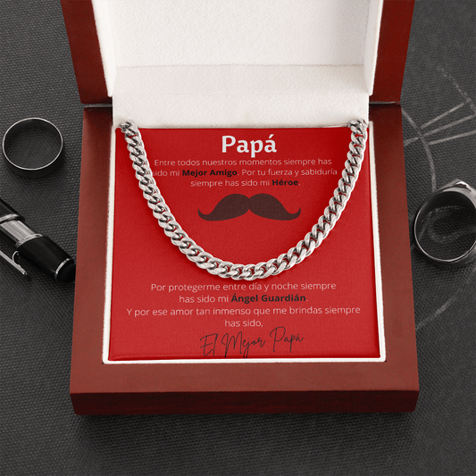 Papá Mustache - Cuban Link Chain