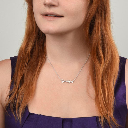 Custom Name Necklace | Christmas Theme | Made and Ship from USA