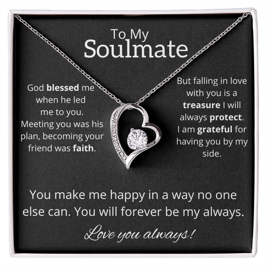 To My Soulmate | Forever Love Necklace