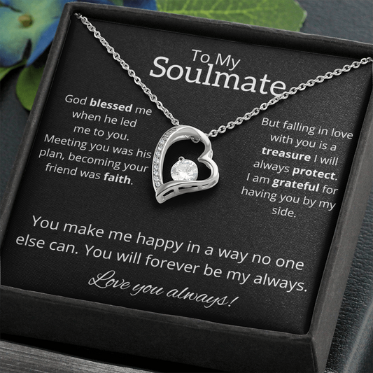 To My Soulmate | Forever Love Necklace