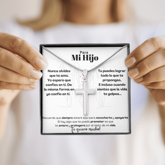 Para Mi Hijo - Stainless Steel Cross Necklace